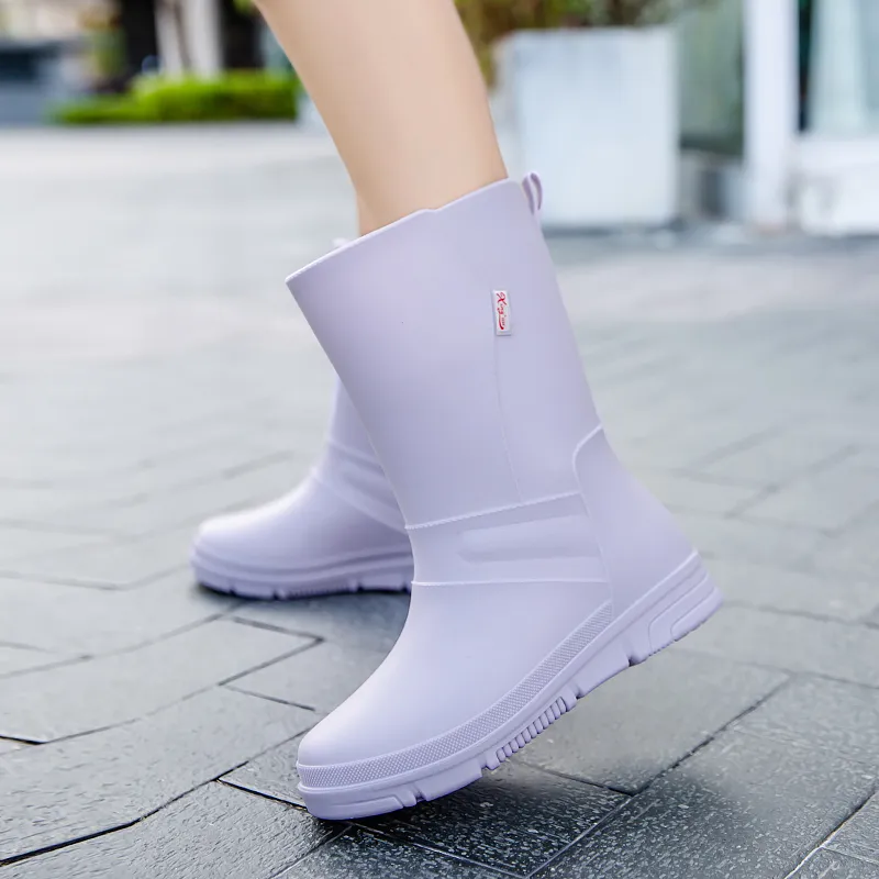 LONGYING Rain Boots Women's-13