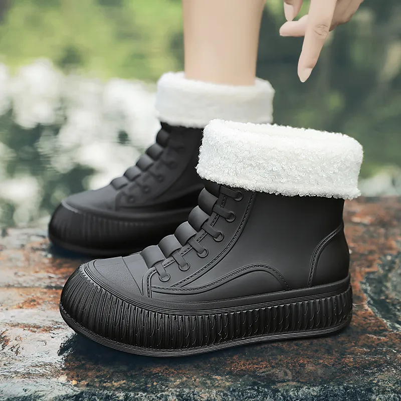 LONGYING Waterproof Rain Boots Women's-2