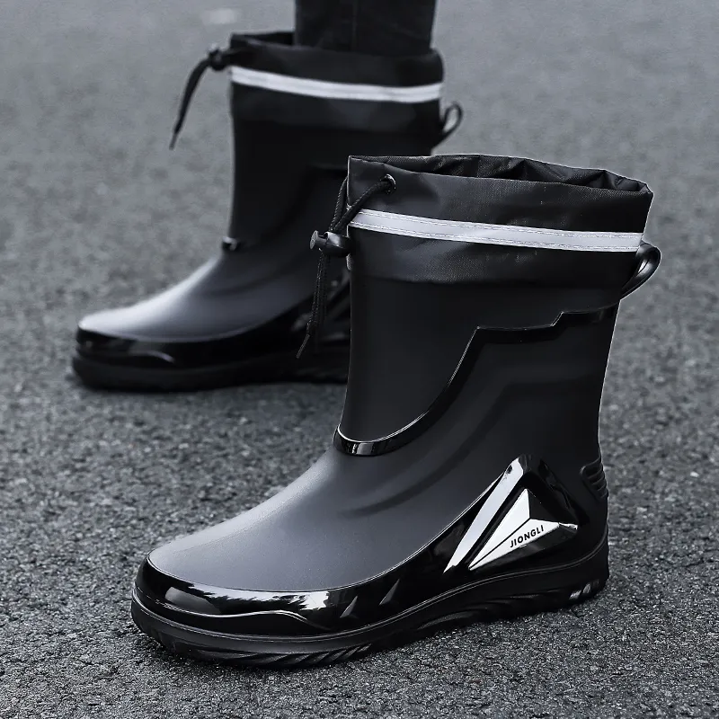 LONGYING Rain Boots Men-1