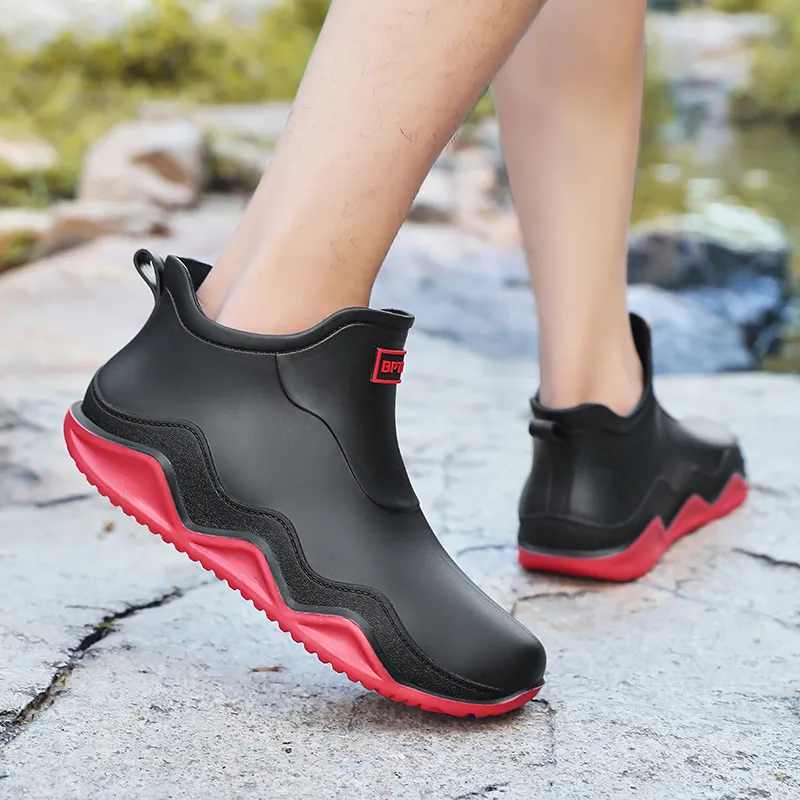 LONGYING Rain Boots Unisex-7