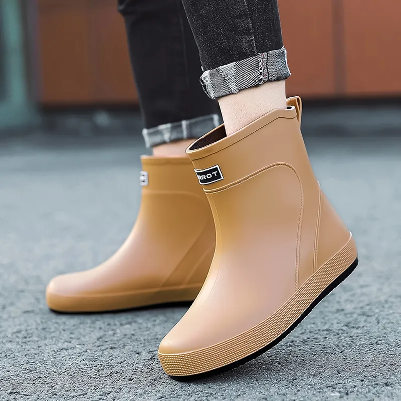 LONGYING Rain Boots Men-9