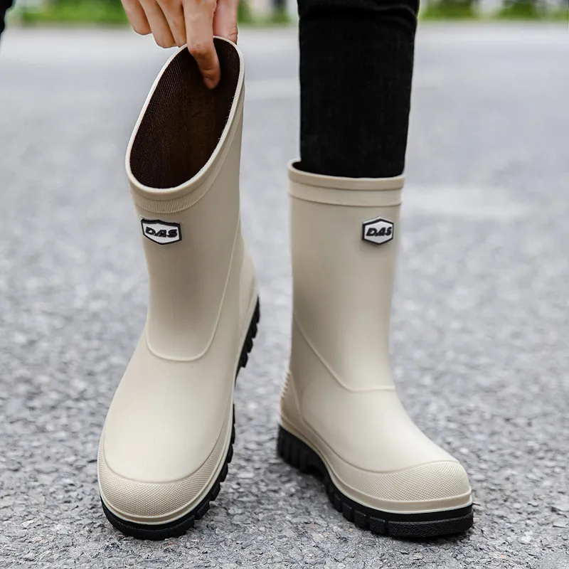 LONGYING Rain Boots Men-7