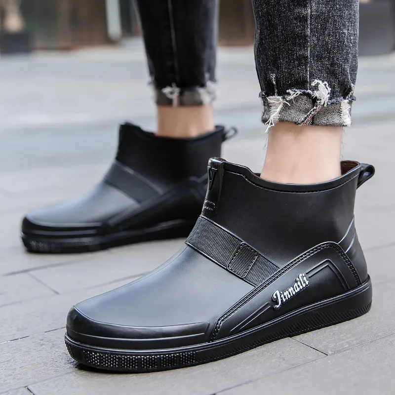 LONGYING Rain Boots Men-2