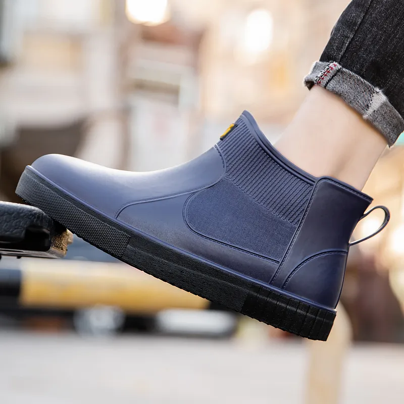 LONGYING Rain Boots Men-17