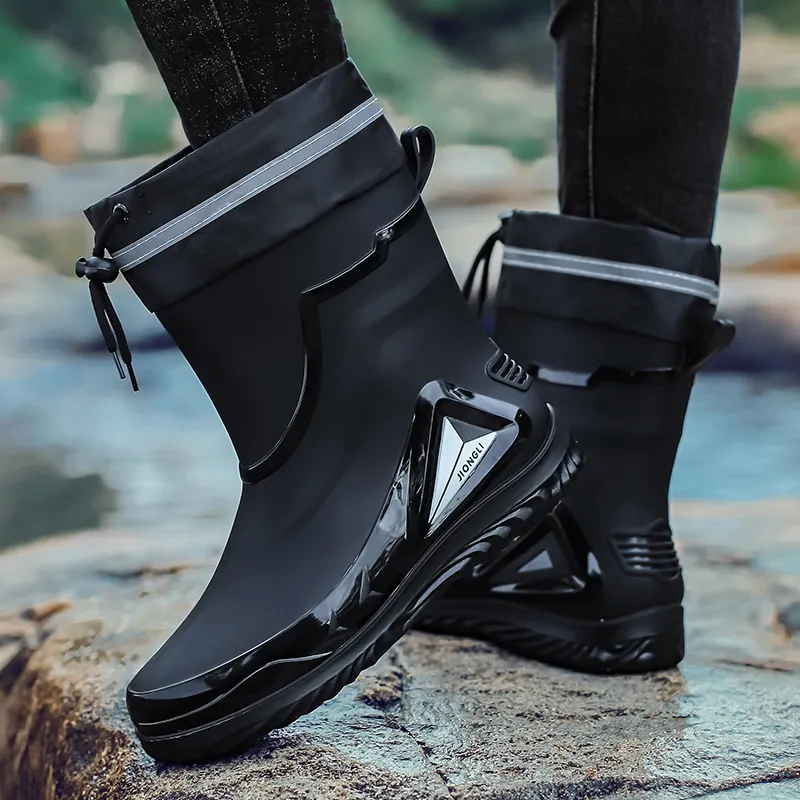 LONGYING Rain Boots Men-3
