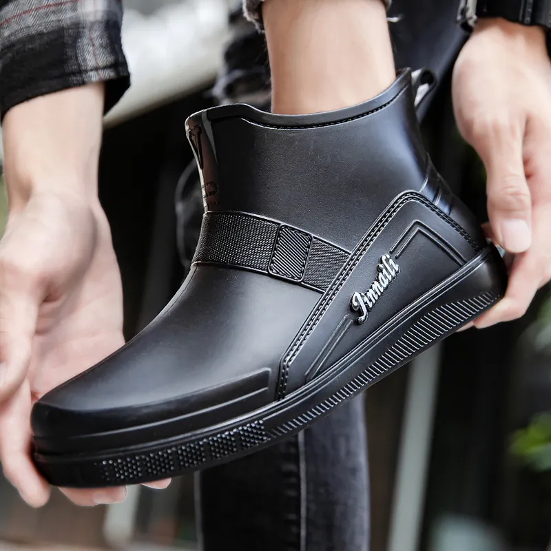 LONGYING Rain Boots Men-4