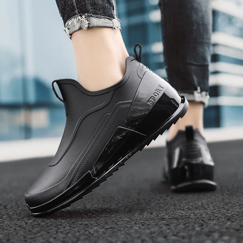 LONGYING Rain Boots Men-2