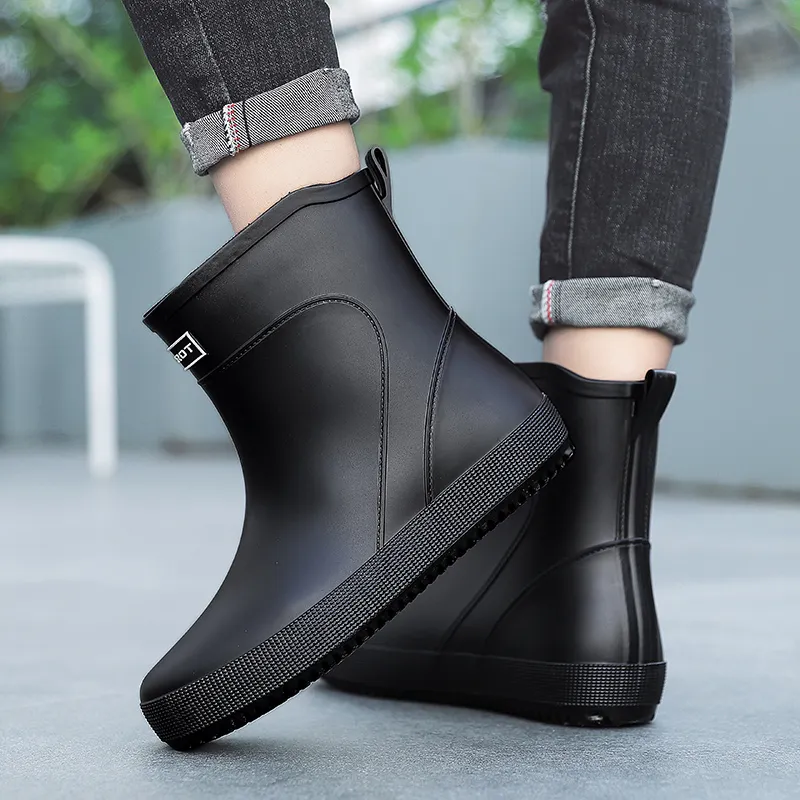 LONGYING Rain Boots Men-2