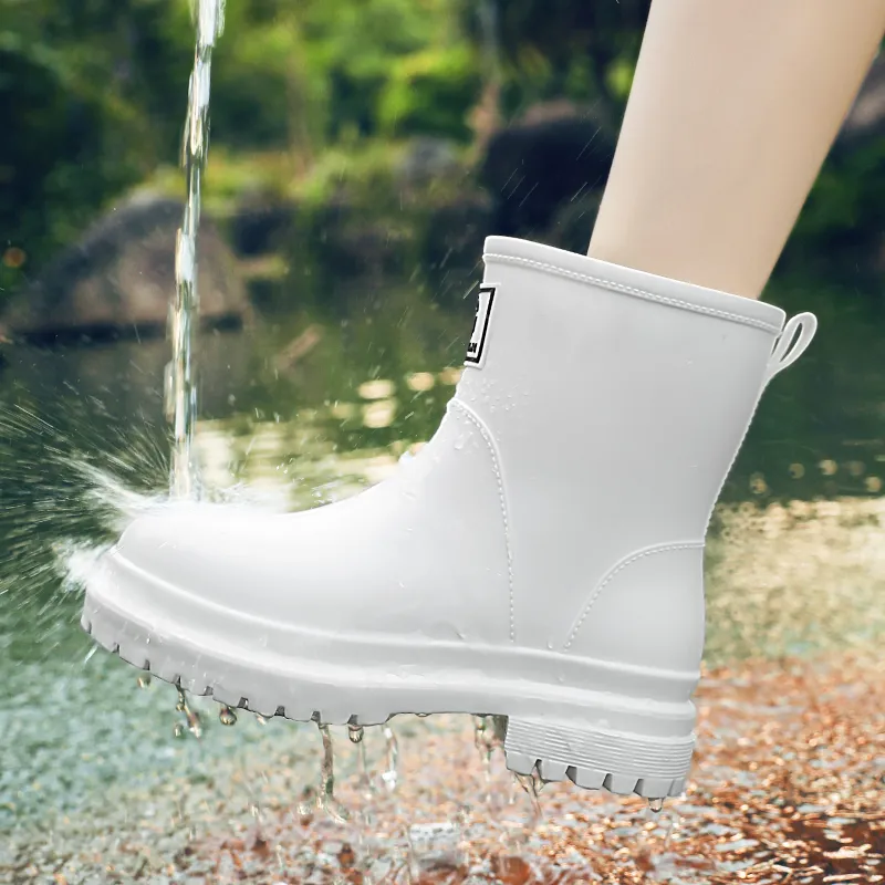 LONGYING Waterproof, Abrasion Resistant Cushioning Rain Boots Women's-2