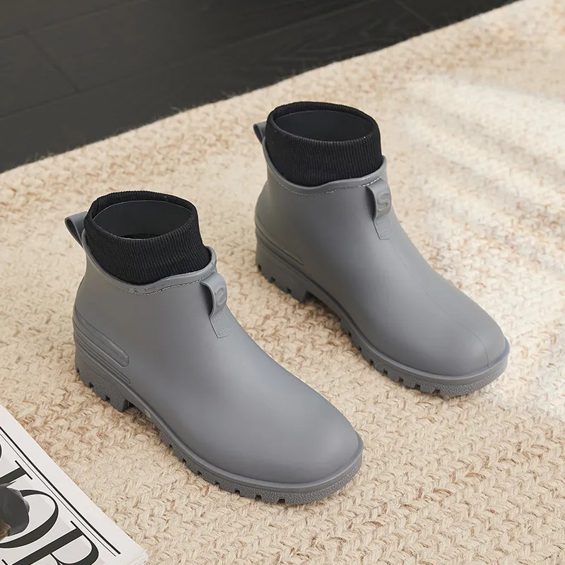 LONGYING Rain Boots Unisex-6