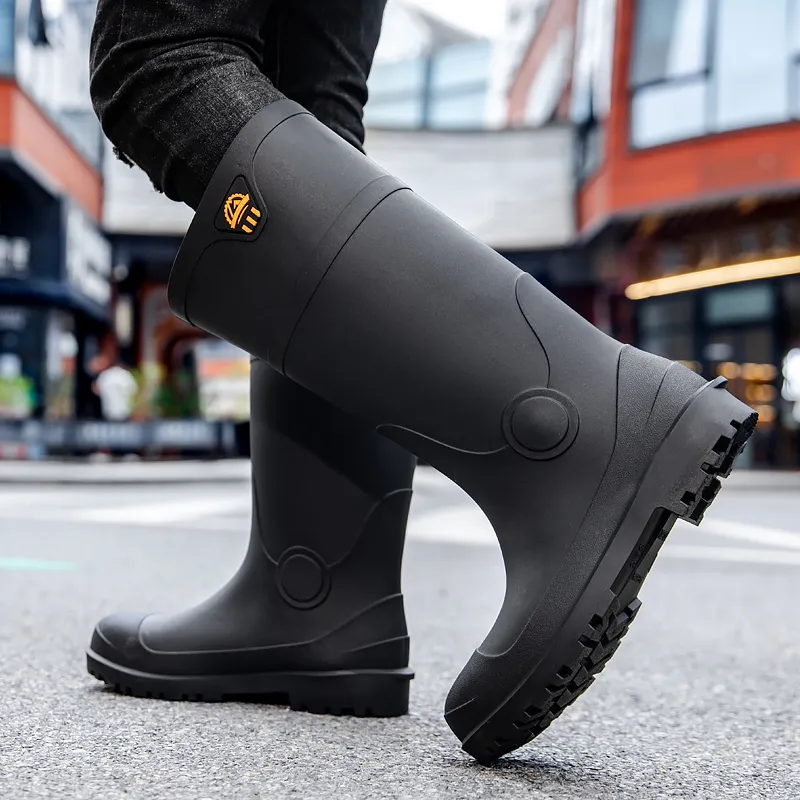 LONGYING Rain Boots Men-3