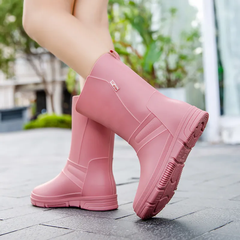 LONGYING Rain Boots Women's-19