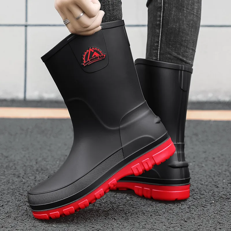 LONGYING Rain Boots Men-13
