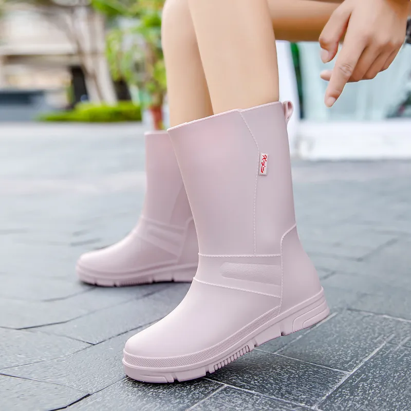 LONGYING Rain Boots Women's-8