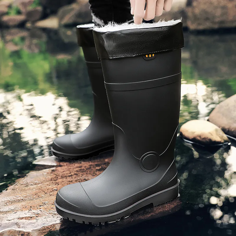 LONGYING Rain Boots Men-4