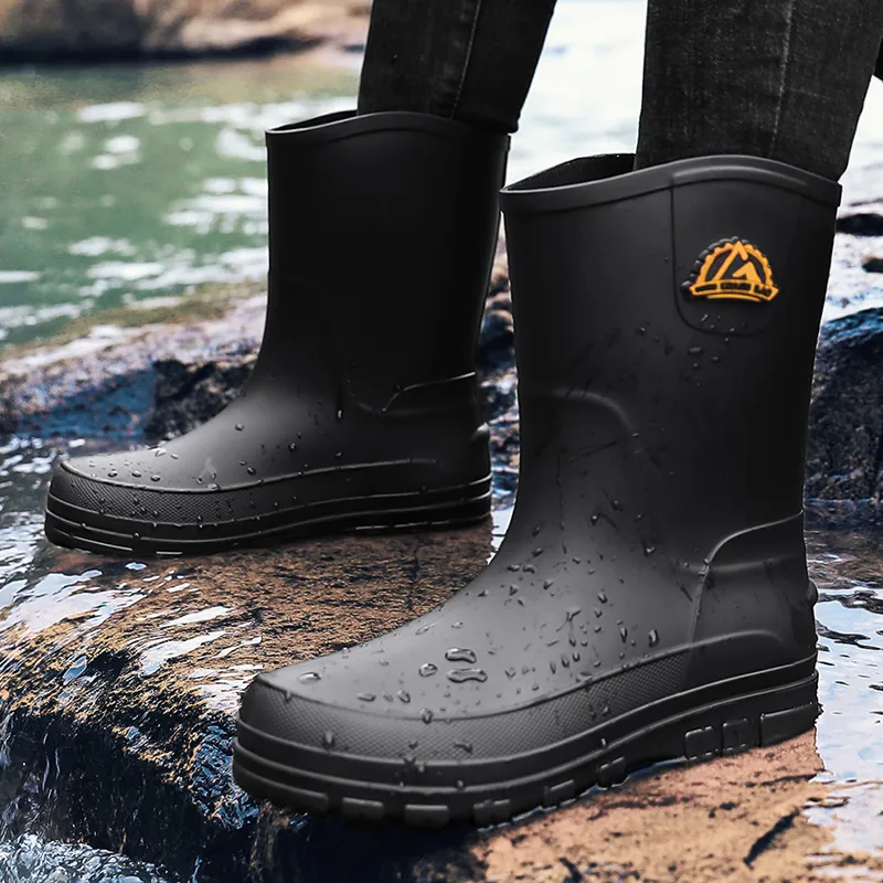 LONGYING Rain Boots Men-3