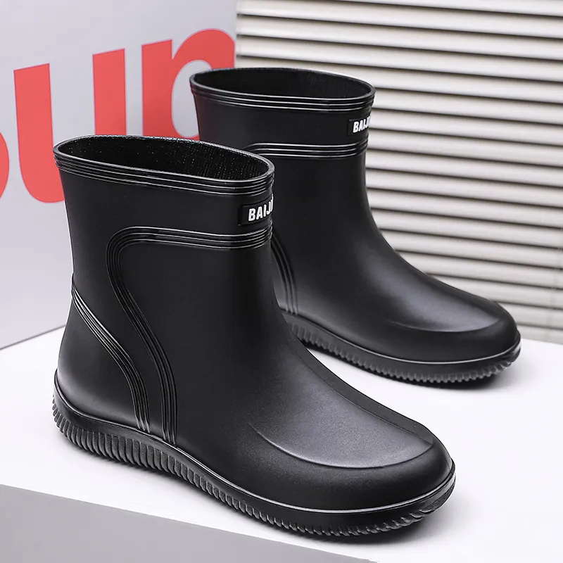 LONGYING Rain Boots Men-2