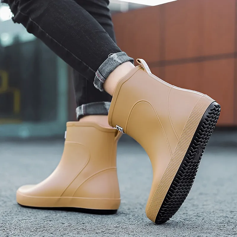 LONGYING Rain Boots Men-10