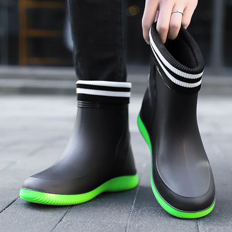 LONGYING Rain Boots Men-9