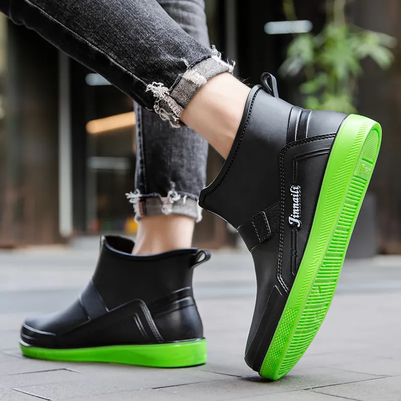 LONGYING Rain Boots Men-12