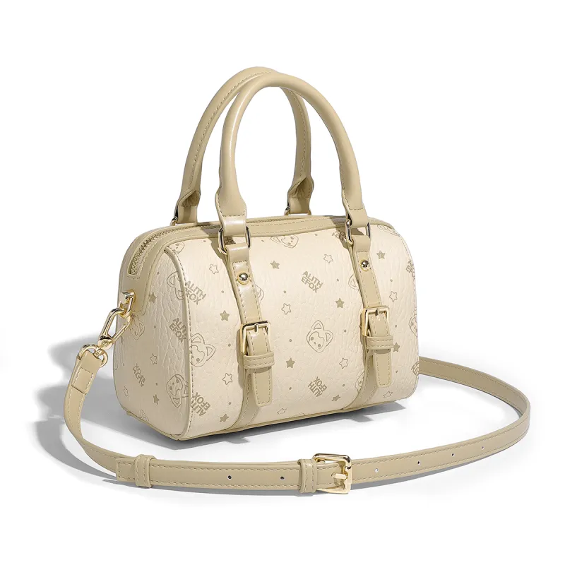 ALI THE FOX Synthetic Leather Shoulder Bag Women's Pink/Milk Tea-10