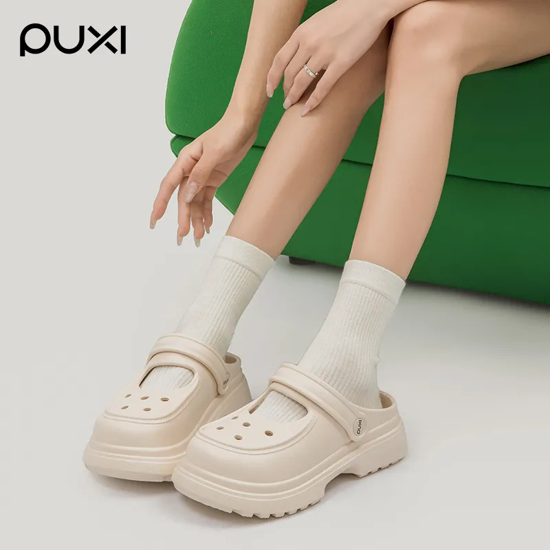 POSEE Closed Toe Clogs White, Black, Pink-14