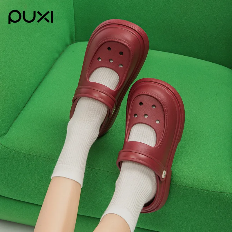 POSEE Closed Toe Clogs White, Black, Pink-2