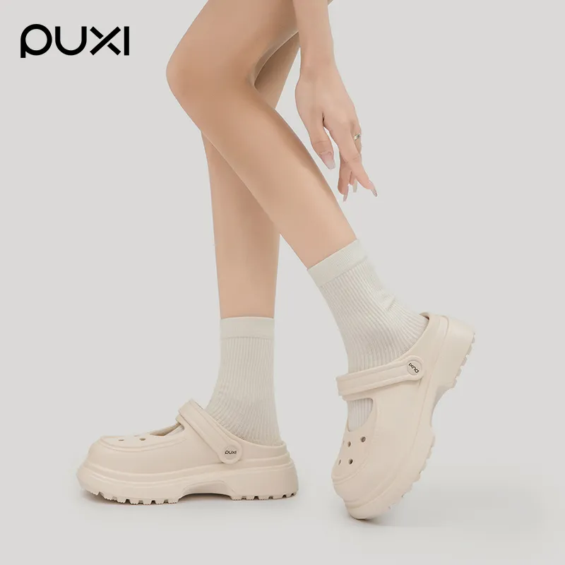 POSEE Closed Toe Clogs White, Black, Pink-13