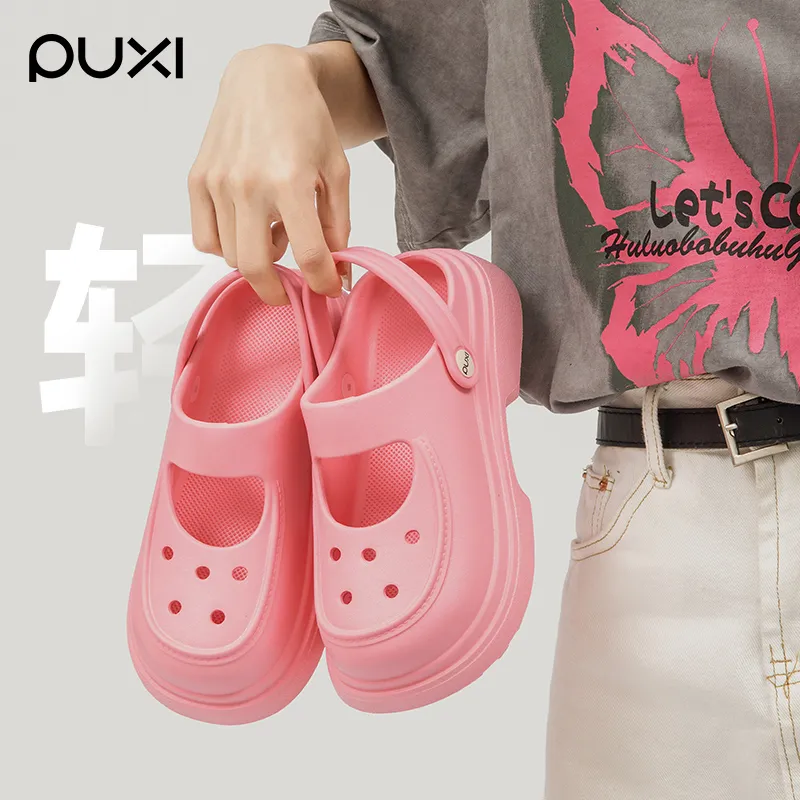 POSEE Closed Toe Clogs White, Black, Pink-5