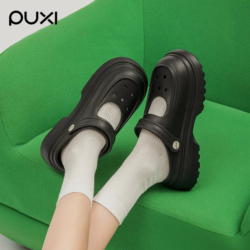 POSEE Closed Toe Clogs White, Black, Pink-10