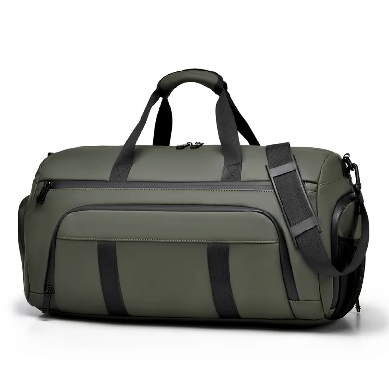 H YXIANG Water Repellent Fabric Travel Bag Unisex Multicolor-5