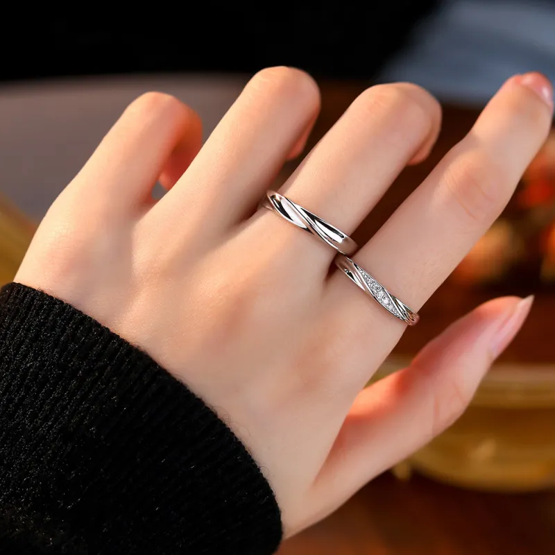 GYPY S999 Silver Sterling Silver Rings Unisex-3