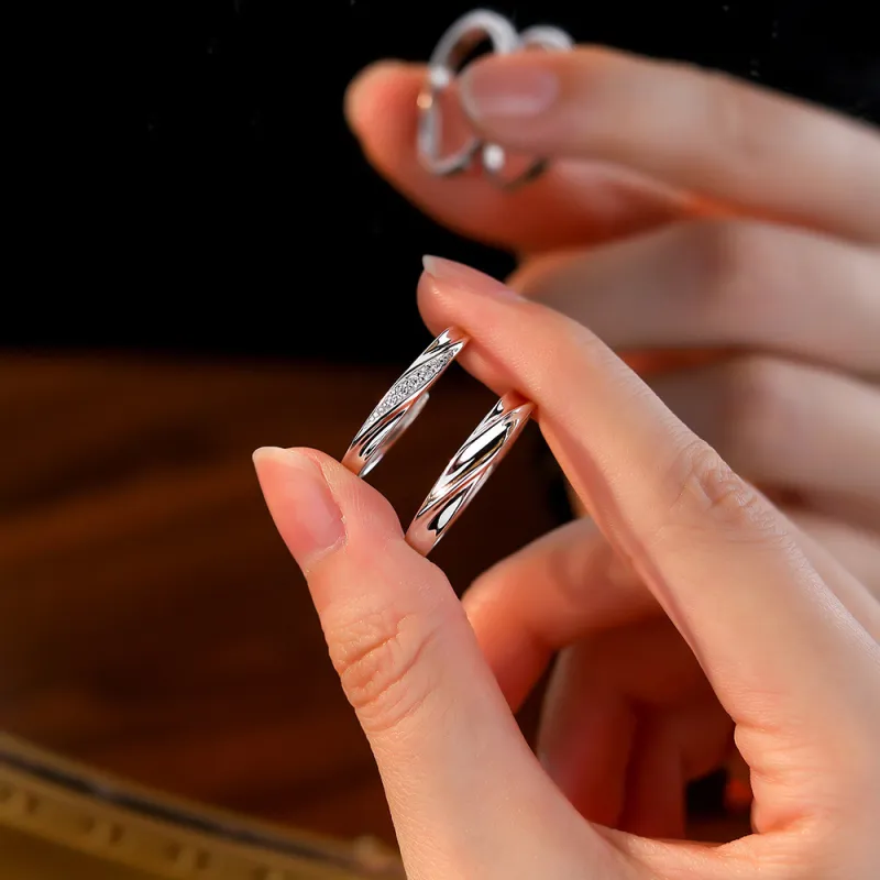 GYPY S999 Silver Sterling Silver Rings Unisex-4