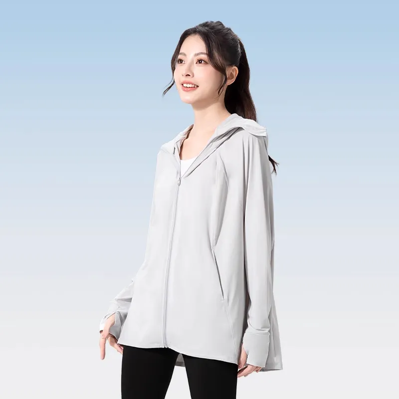 MOUTION Breathable UV Protection Sun Protection Clothing Women's-3