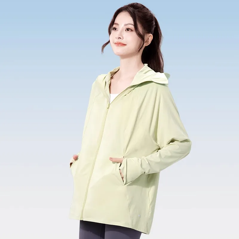 MOUTION Breathable UV Protection Sun Protection Clothing Women's-5