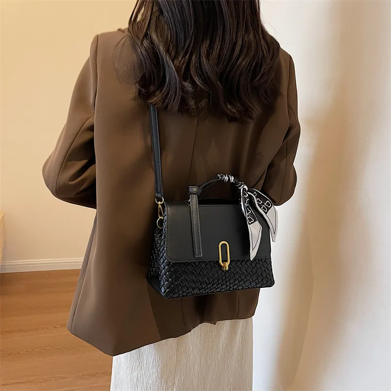 Yalu PU Crossbody Bag, Handbag Women's Brown & White/Coffee & Green/Black/Coffee-3