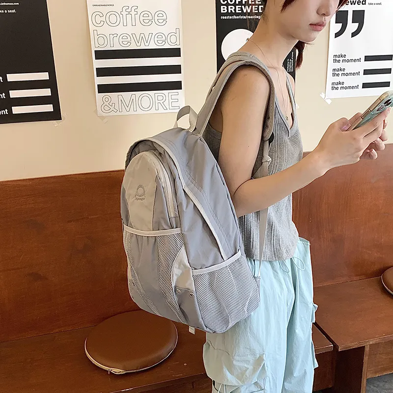 Yalu Nylon Backpack Unisex Multicolor-13