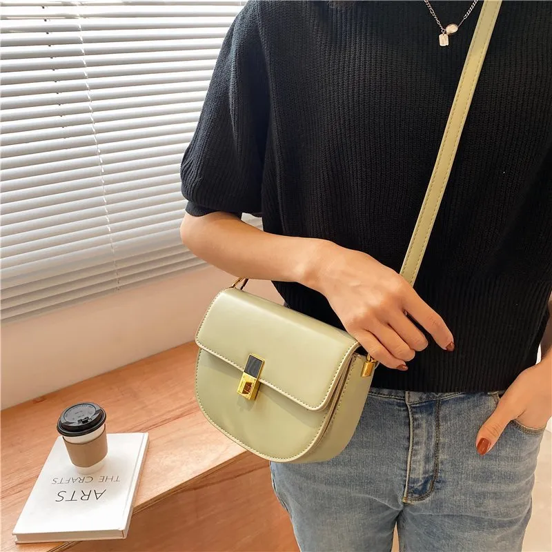Yalu PU Shoulder Bag, Crossbody Bag Regular Women's Khaki/White/Black/Gray/Yellow/Green-39