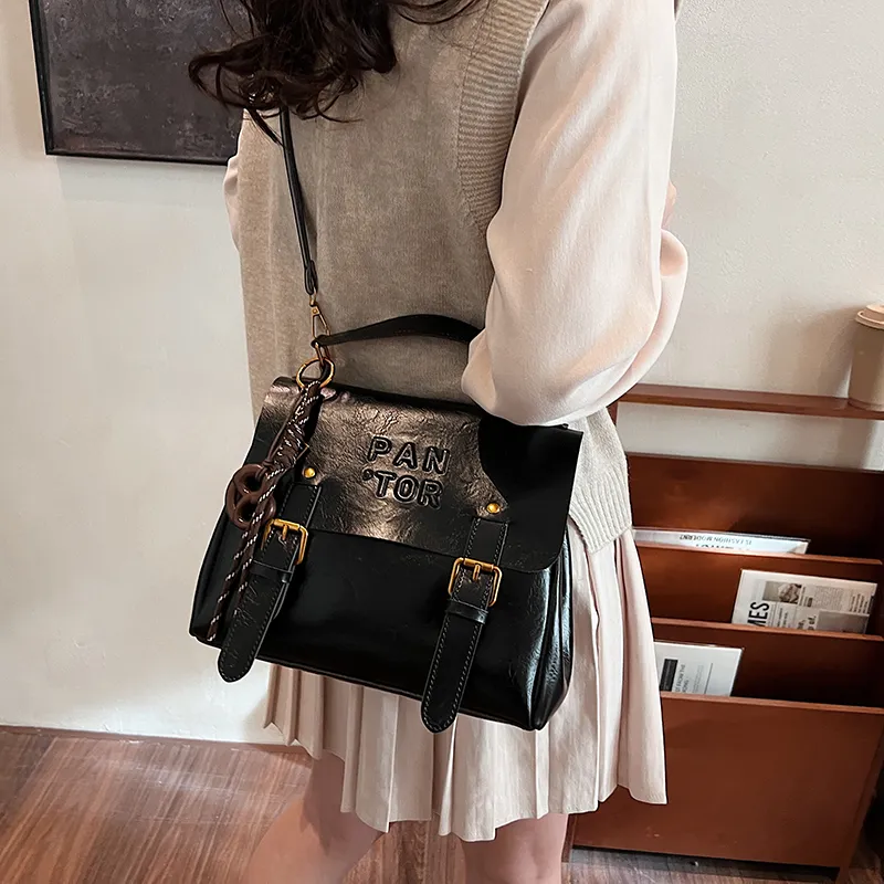 Yalu PU Backpack Regular Women's White/Black/Coffee/Brown-13