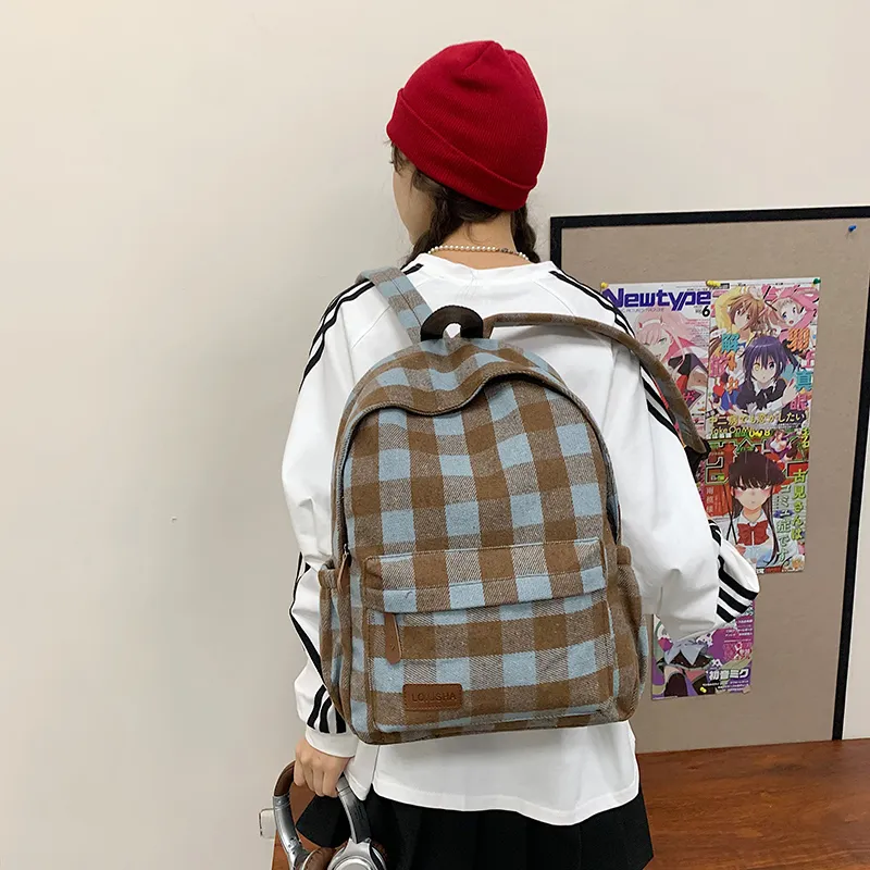 Yalu Nylon Backpack Unisex Multicolor-24