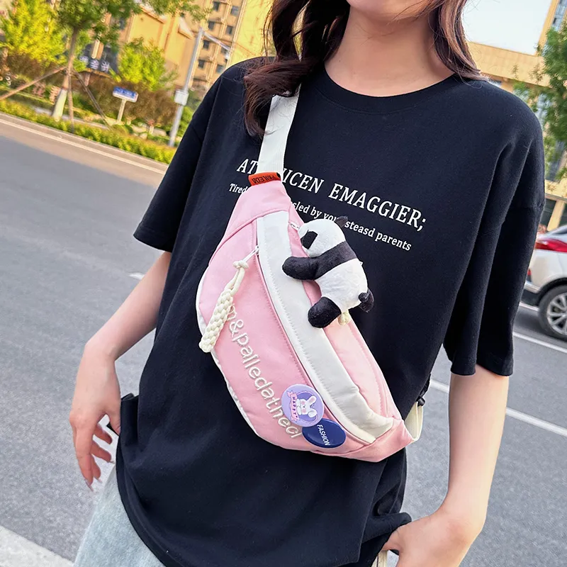 Yalu Nylon Sling Bag Regular Unisex Multicolor-31