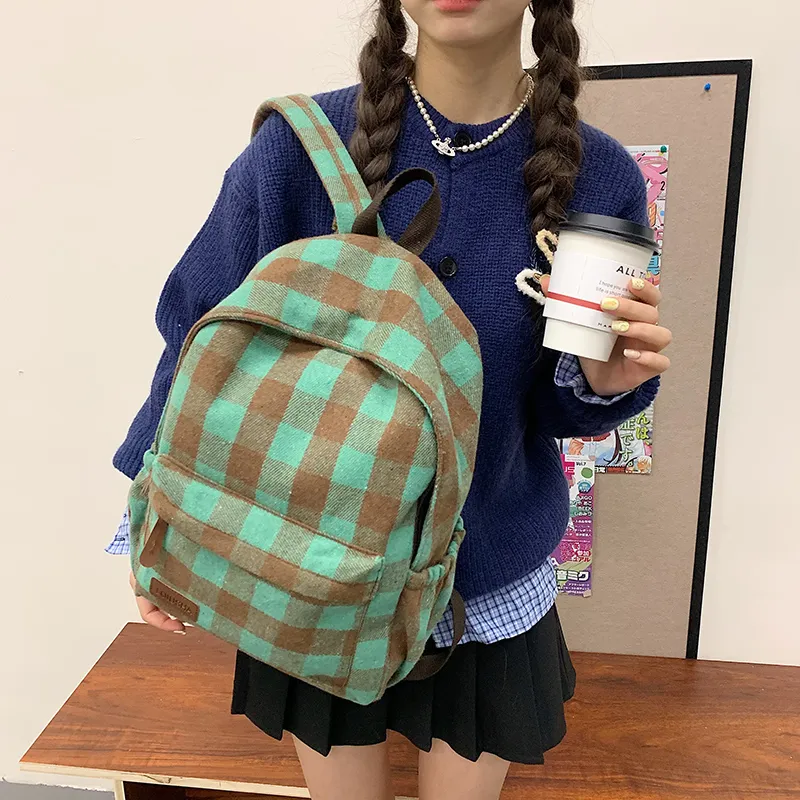 Yalu Nylon Backpack Unisex Multicolor-6