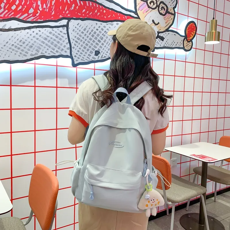 Yalu Nylon Backpack Large Size Unisex Multicolor-23