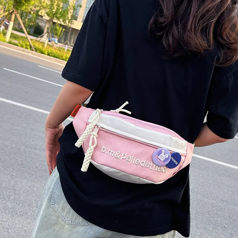 Yalu Nylon Sling Bag Regular Unisex Multicolor-33