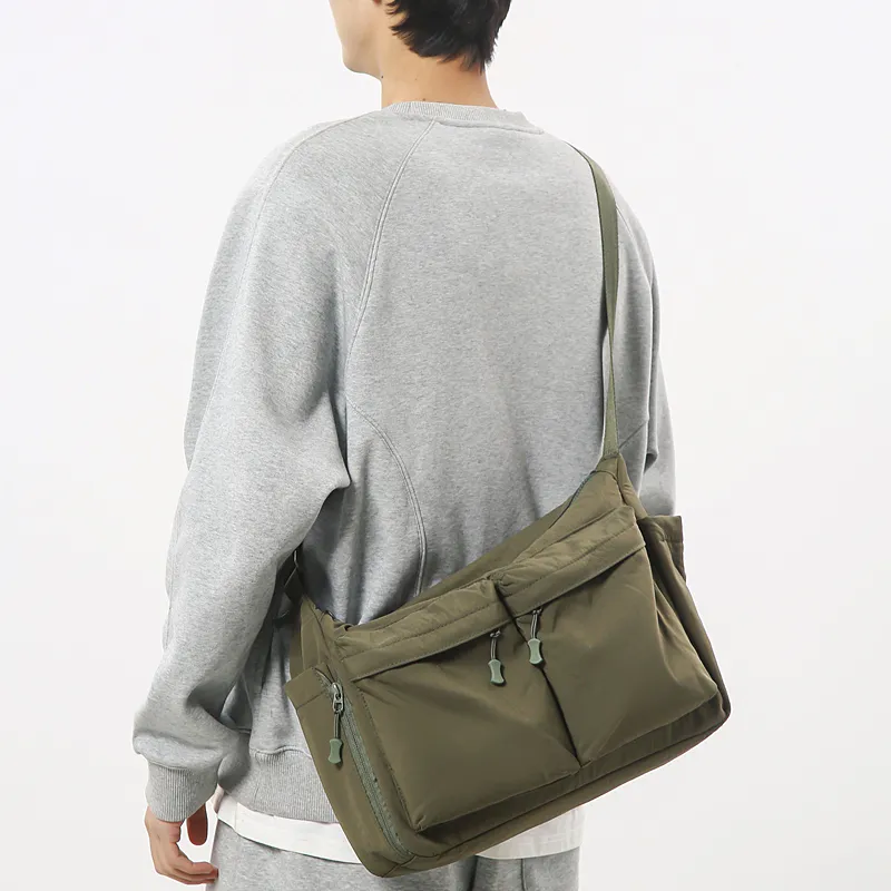 Yalu Nylon Tote Bag, Shoulder Bag Regular Unisex Multicolor-12