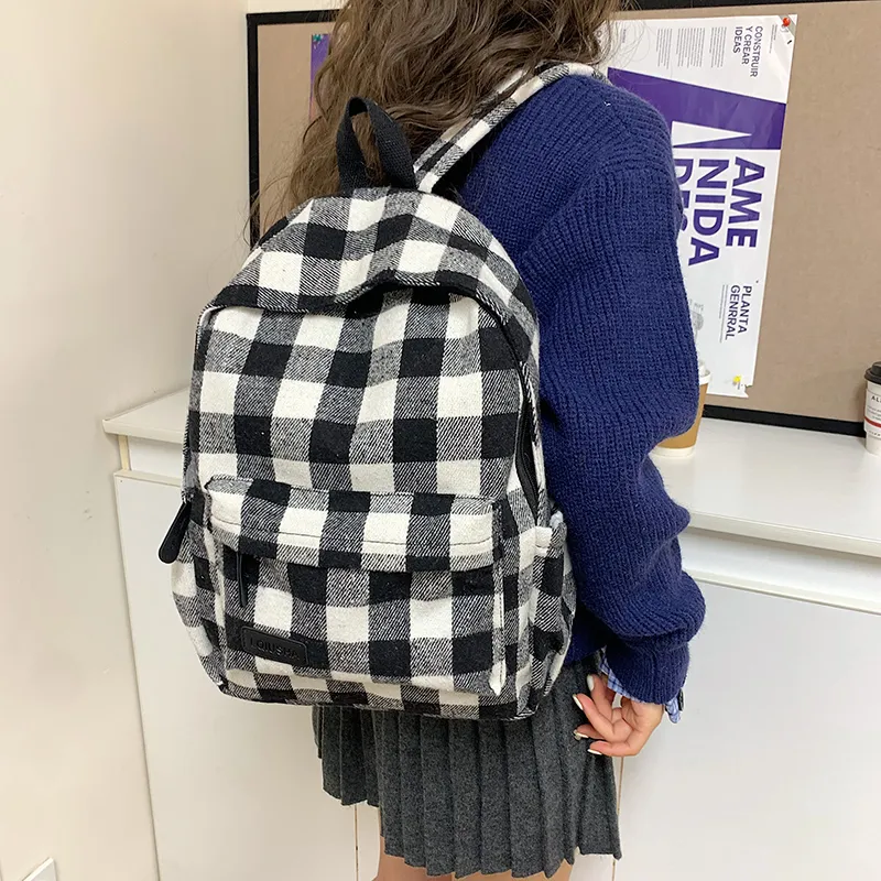 Yalu Nylon Backpack Unisex Multicolor-19