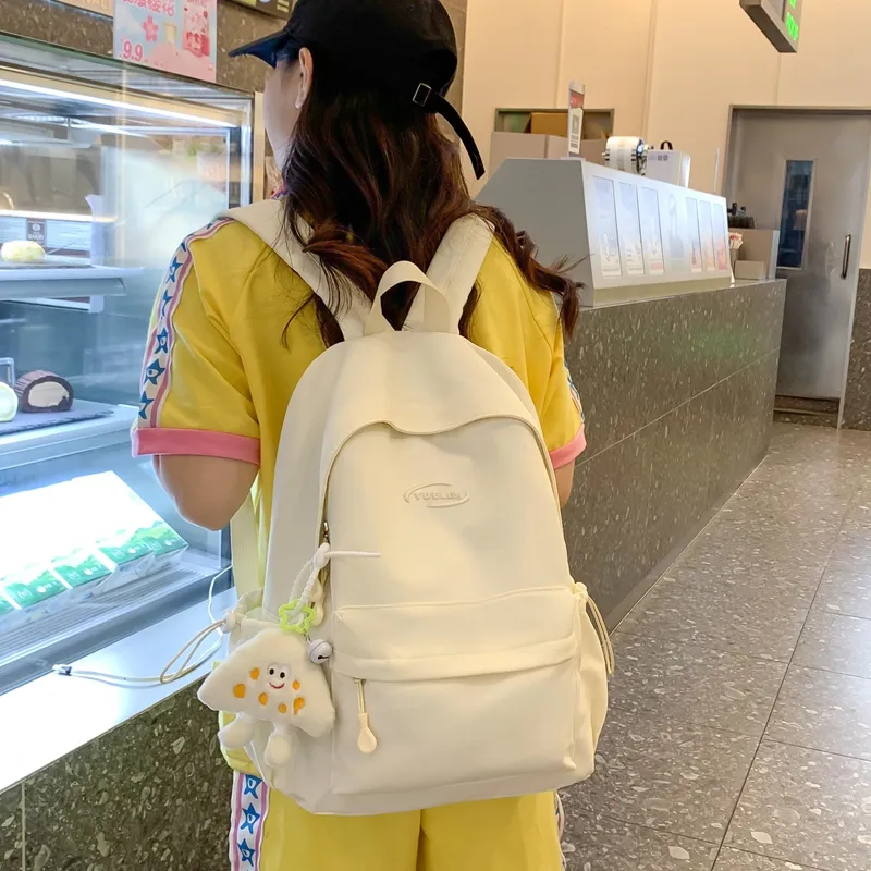 Yalu Nylon Backpack Large Size Unisex Multicolor-17