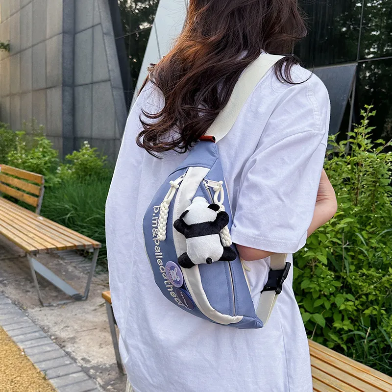 Yalu Nylon Sling Bag Regular Unisex Multicolor-16