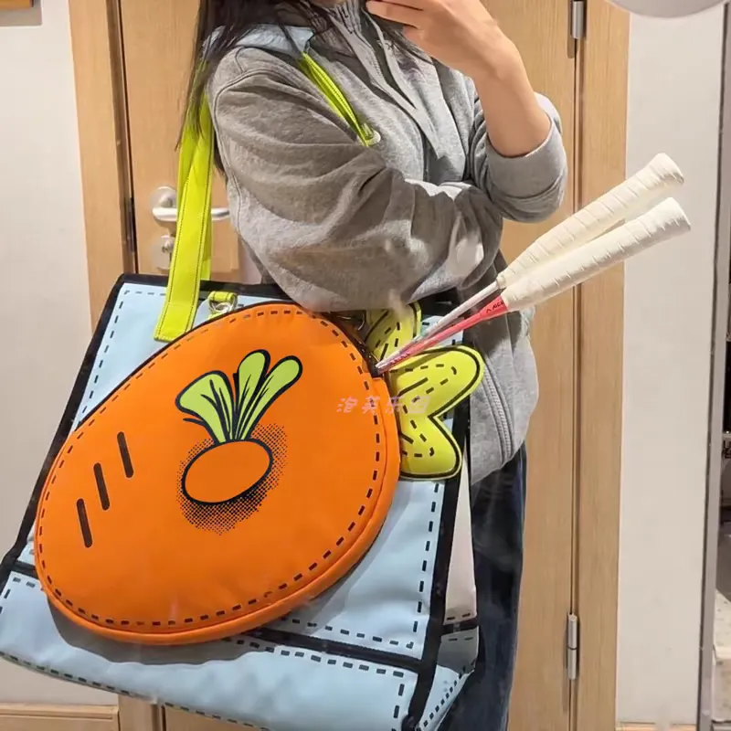 Yalu Nylon Badminton Racket Bag Underarm Shoulder Bag Unisex Blue-4