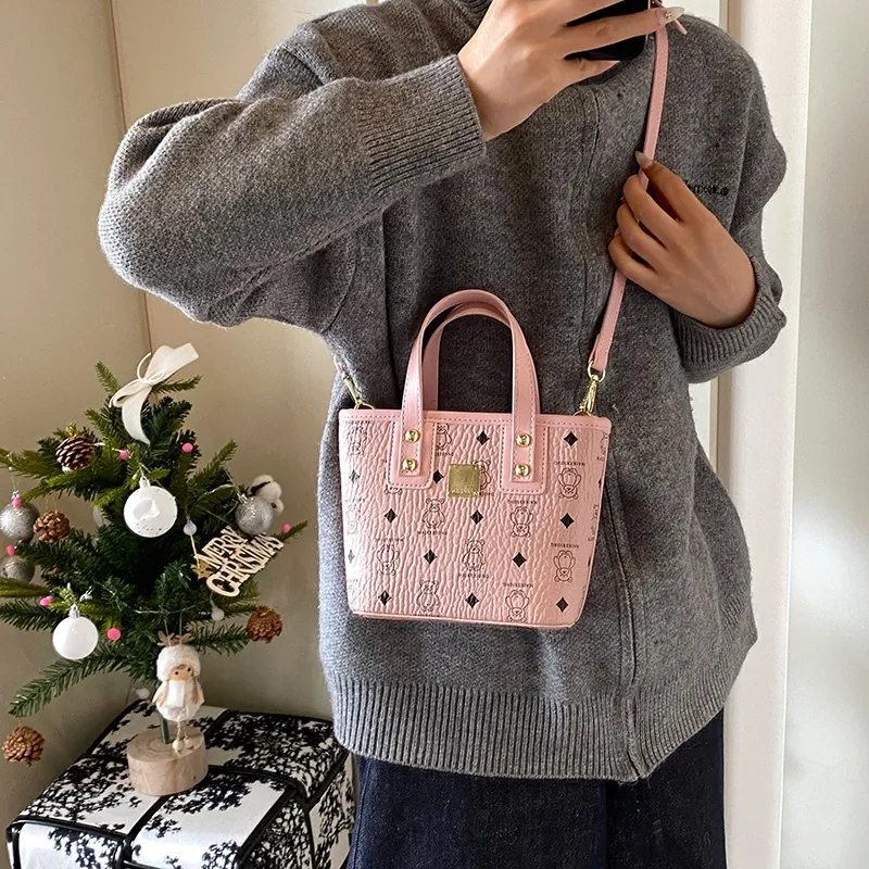 Yalu PU Basket Bag, One Shoulder Handbag Women's Black/Yellow/Beige/Pink-26
